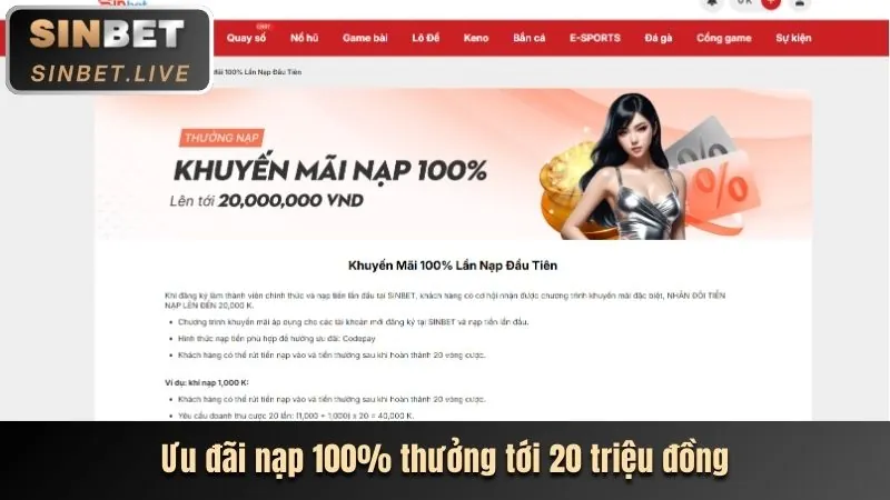 Thưởng nạp lần đầu đá gà cat368
